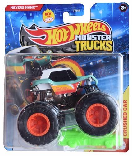 Hot Wheels Monster Trucks Meyers Manx, Crash Legends miniatura 1