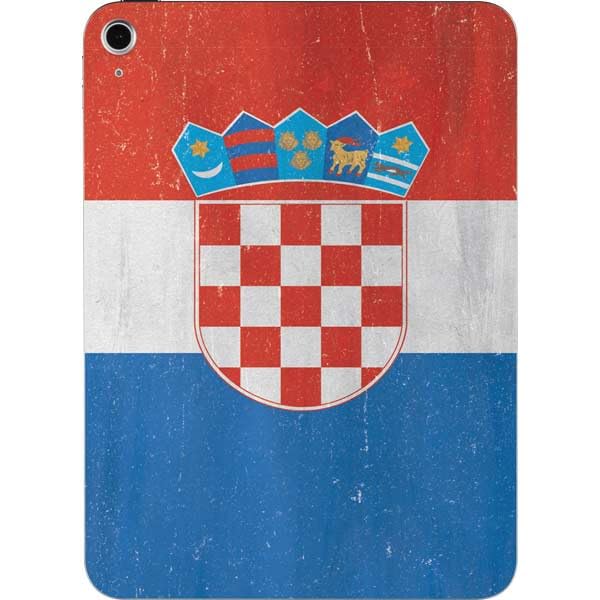 Skinit Decal Tablet Skin Compatible with iPad 11th Gen (2025) - Croatia Flag Distressed Design