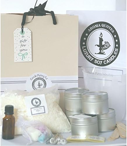 Soy Candle Making Kit Strawberries & Champagne,