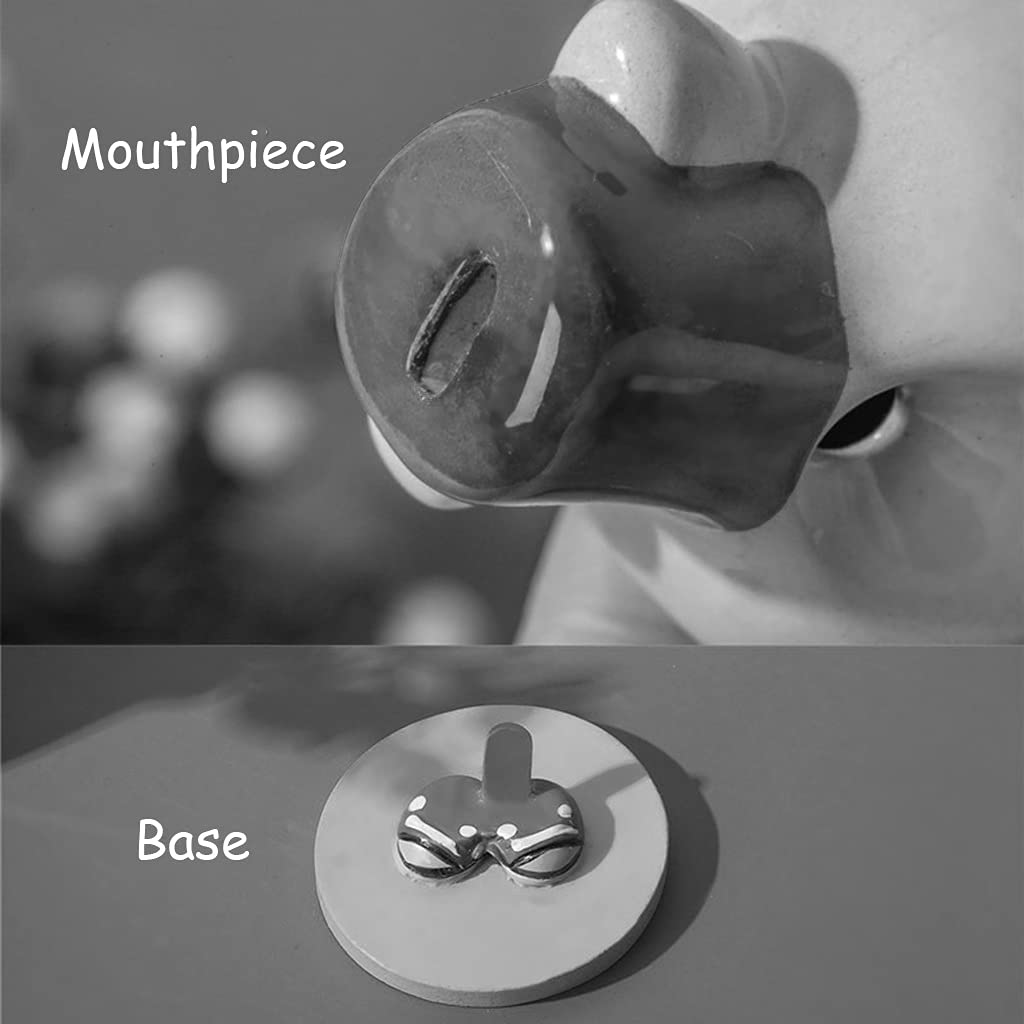 Początkujący ćwiczą grę na ceramicznych instrumentach okaryna z 4 otworami(Humanoid Ocarina D)
