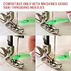 30 pcs Needle Threader Set: Fish Type for Sewing Machines (Compatible Only with Side-Threading Machine Needles) & Simple Hand Sewing Threaders