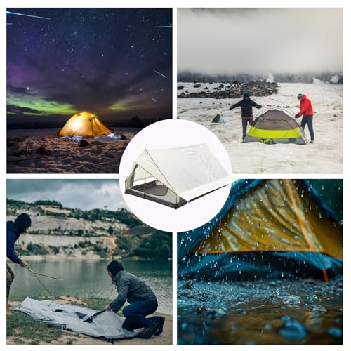 Carpas de camping 1-2 personas refugio ligero e impermeable para senderismo 4