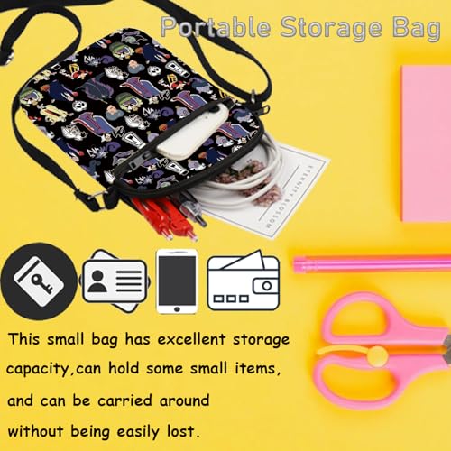 TSOTMO Villian Merch Evil Queen Characters Group Gift Crossbody Bag for Villains Fans Evil Gift3