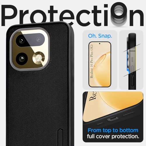 Image of Jkobi Rubberised Back Cover Case for Realme 16 Pro Plus 5G (Textured Grip Design | Micro-Fiber Cloth Inside | Slim and Light Weight | Soft Touch and Feel)