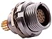 Circular Connector, Quik-LOQ Series, Panel Mount Receptacle, 4 Contacts, Solder Socket, Push-Pull