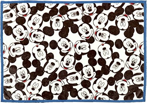 丸眞 ハーフ毛布 ディズニー ミッキー フェイシーズ ミッキー ブランケット H140×W100cm かわいい ふわふわ おしゃれ 防寒グッズ 2245028000