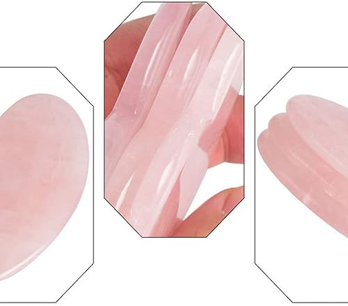 Miniatura 7 de Healifty Guasha Board - Herramientas de masaje de jade natural, tabla de raspar para salón spa (forma de corazón)