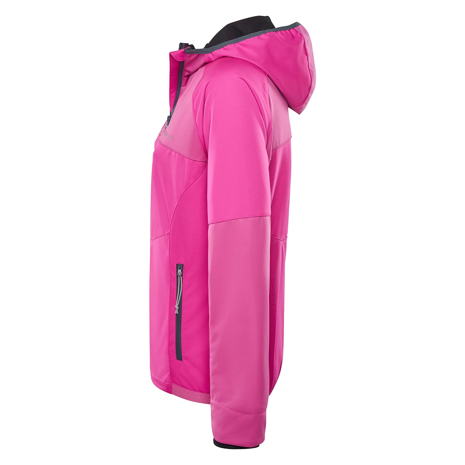 Black Crevice Damska kurtka softshell z kapturem, 10 000 mm słupa wody, 10 000 g/m², oddychająca I rozciągliwa kurtka outdoorowa – idealna na wędrówki i jazdę na rowerze