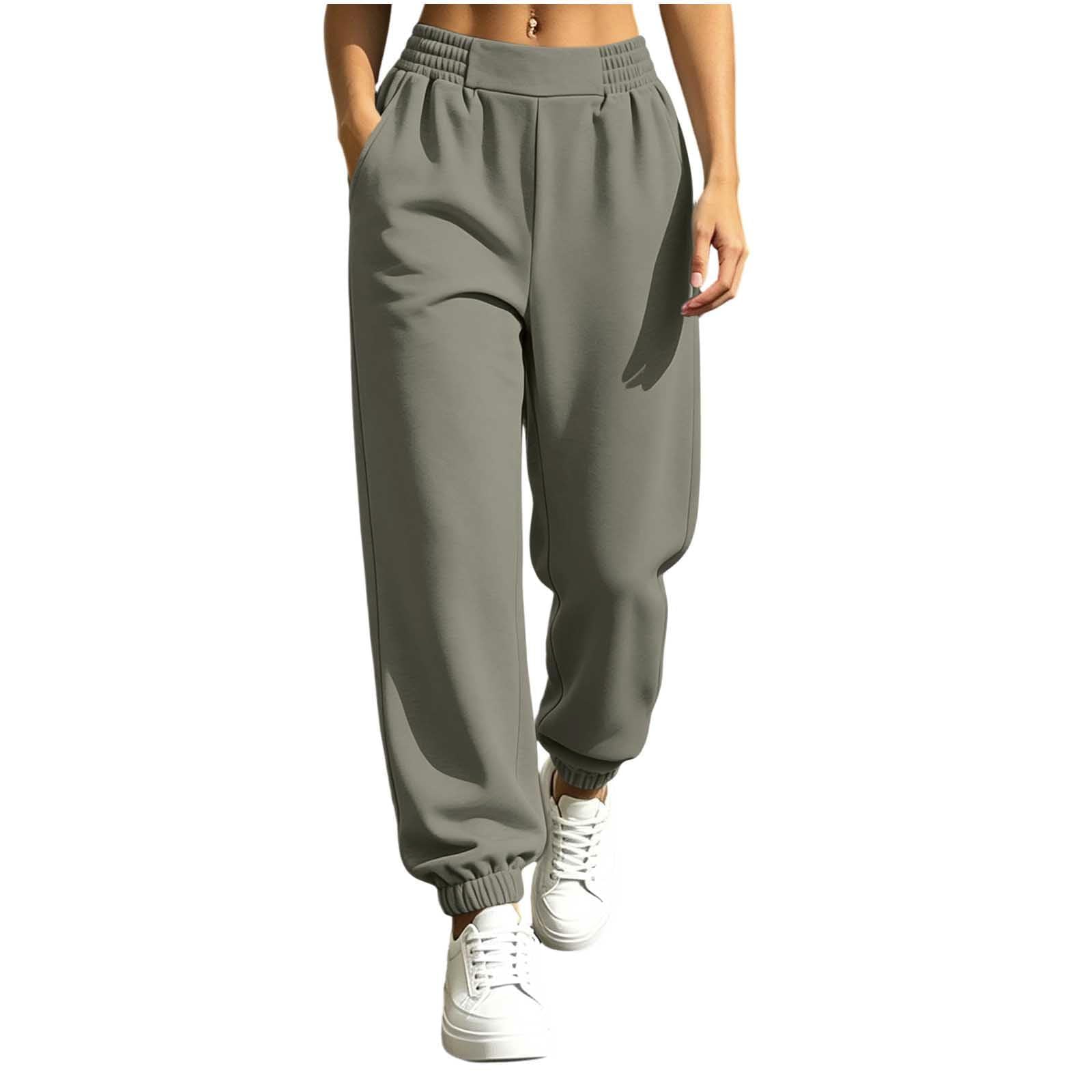 Hose Weite Stoffhose Wide Leg Leggings Damen Sporthose Hohe Taille Dehnbar Lounge Baggy Weitbeinige Hose Weite Lose Jogginghose Mit Taschen Elegante Traininghose Hosen