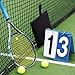 Sonwyoung 1 Pack Over Net Tennis Score Keeper Flip Scoreboards Portable for Volleyball Basketball Tennis Outdoor (Numbers 0-9,Blue)