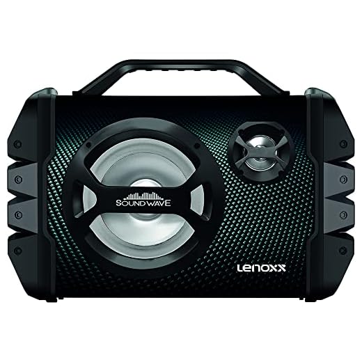 Lenoxx CA307_CAIXA DE SOM ACÚSTICA 120W BLUETOOTH BATERIA W6, 5”, preto