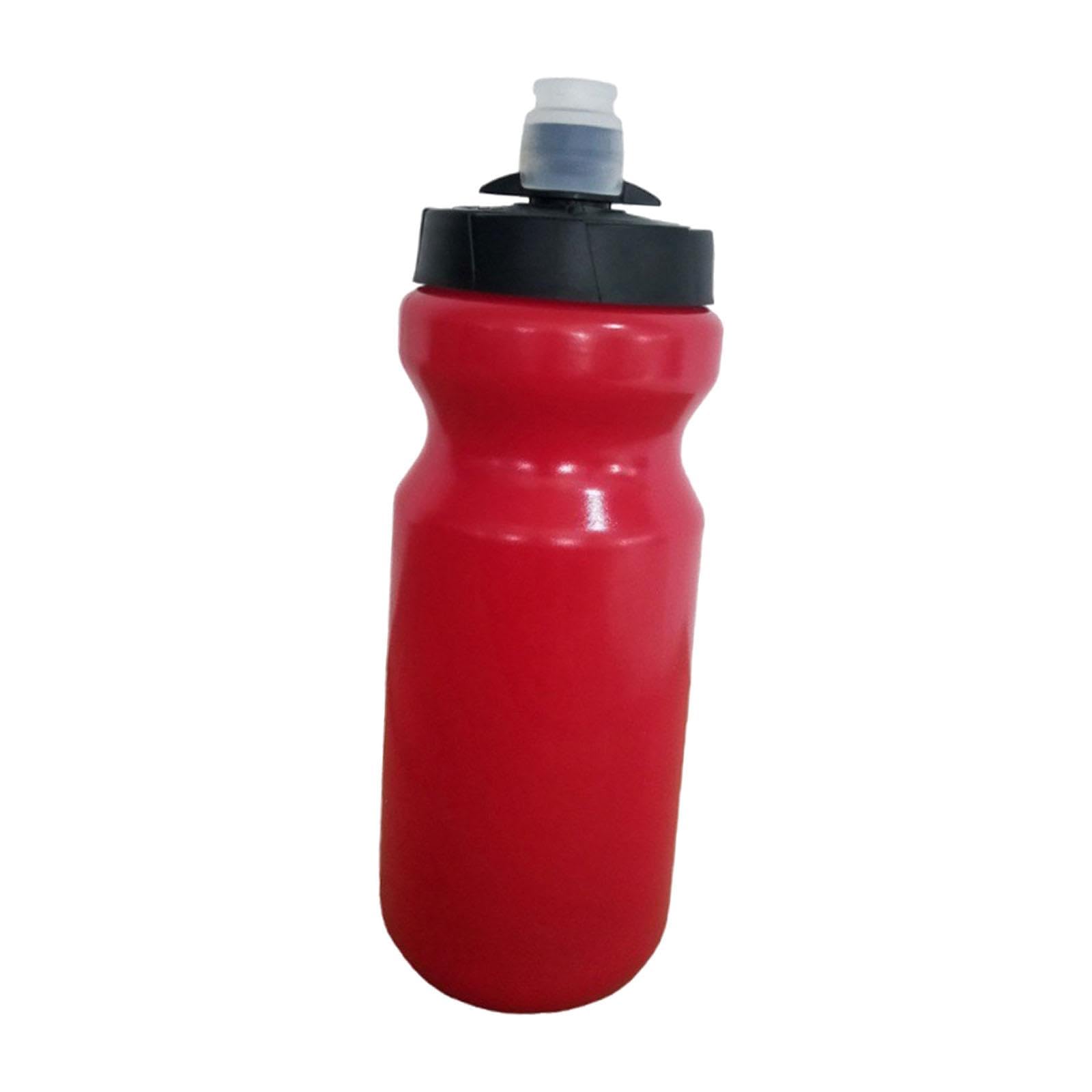 Squeeze Sports Water Bottle Portable Water Cup for Baseball Workout Football Red-image-26