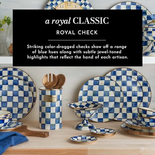 MACKENZIE-CHILDS-Royal-Check-Enamel-Everyday-Bowl-LargeServing-Bowl-for-Cereal-Soup-Fruit-or-Salad