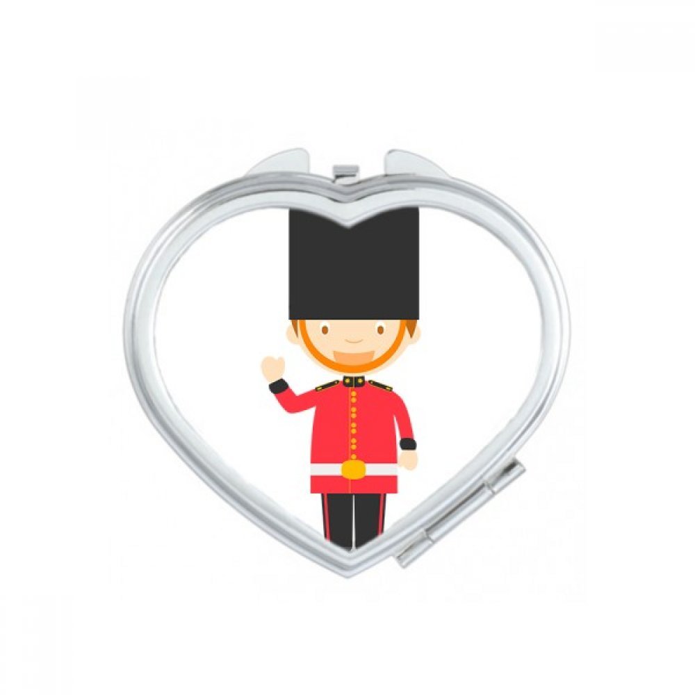 Miroir de poche mignon motif cartoon pour retouches maquillage au quotidien