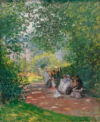 Peinture sur toile Monet pour une décoration de la chambre à coucher élégante et apaisante