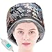 Hair Steamer Cap, 3 Gears Hair Steamer Cap Electric Hair Cap Hair Care Tool Heat Treatment Beauty Steamer Cap Heating Oil Treatment Baking Hat Nourishing Hair Care Tool(US)