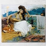 Frederick Arthur Bridgman, fab77 - Cuadro impreso sobre lienzo, 80 x 72 cm