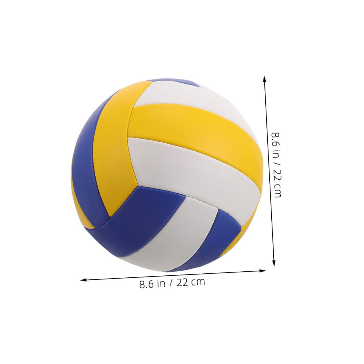 Mipcase 5 Numbered Volleyball Balls for Indoor Sports Soft Training Volleyball Standard Size