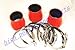 3X RED Silicone Reducer Hose 3 Ply 3