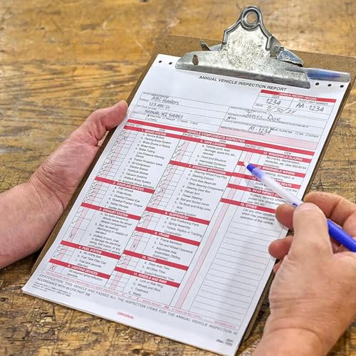 9-MP-100 J.J. Keller Carbon Annual Vehicle Inspection Report with Label - Image 4