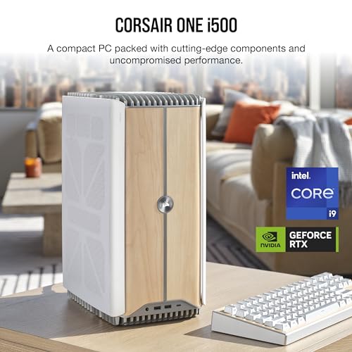 Image of Corsair ONE i500 Gaming PC - Liquid Cooled Intel Core i9 14900K CPU - Liquid Cooled NVIDIA GeForce RTX 4080 Super GPU - 32GB Vengeance DDR5 Memory - 2TB M.2 SSD - Wood Bright