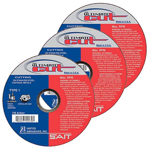 SAIT Abrasive Cut Off Wheels Type 1 (41) Ultimate Cut 4-1/2