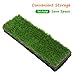 SkyLife Tri-Turf/Dual-Turf Golf Hitting Mat 24'' x 25'', Driving Chipping Putting Training Aids for Backyard Home Garage Outdoor Practice with TEEs (XL Tri-Turf (24'' x 25''))