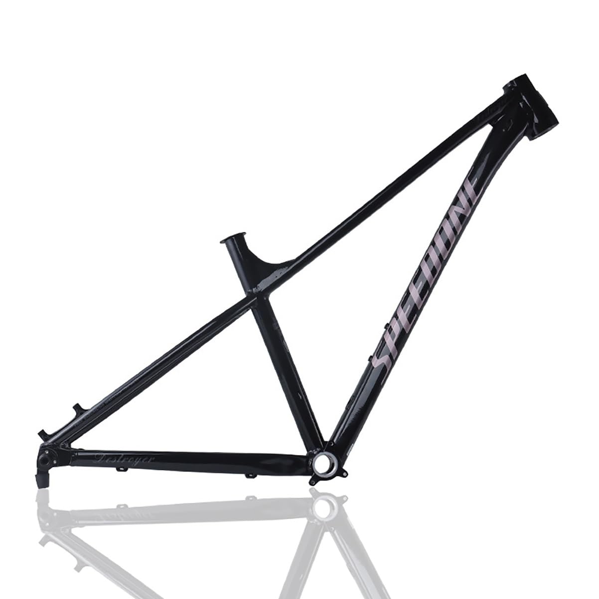 Hardtail Mountain Bikes Frame 27.5/29er Aluminum Alloy XC AM Mountain Bikes Frame Thru Axle 12x148mm Disc Brake Frame Routing Internal BB91 (Color : 27.5er Black, Size : M)