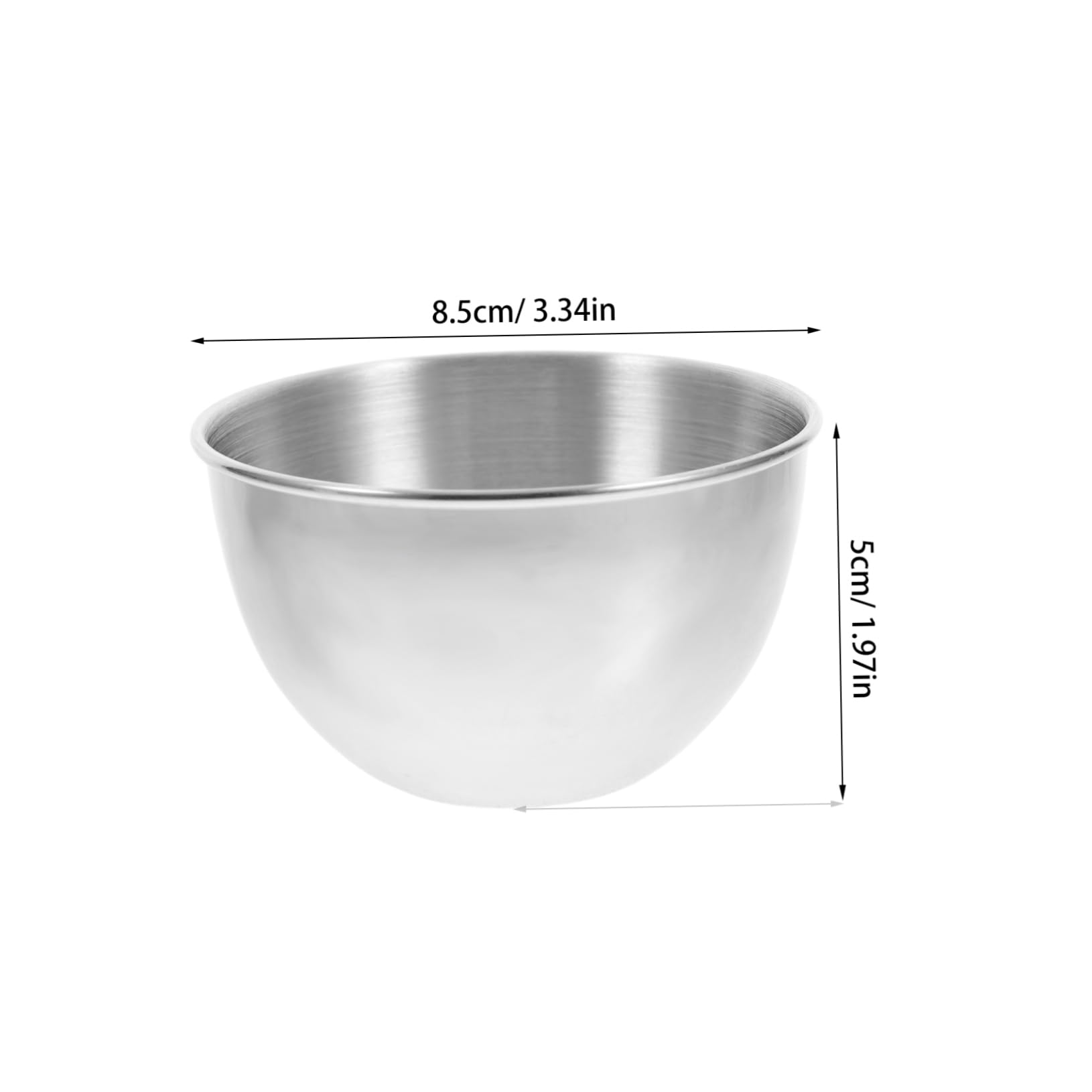 SOLUSTRE 9pc Stainless Steel Dipping Sauce Bowls Mini Sauce Cups for Sushi Condiments Vinegar Home Travel