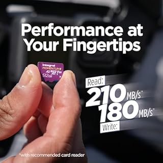 Integral Momentum I 512 Go Carte microSDXC, 210 Mo/s en Lecture, 180 Mo/s en écriture, V30, U3, A2, pour 4K/5K UHD sur GoPro, Drones DJI, caméras Sport et 360°, étanche, Antichoc