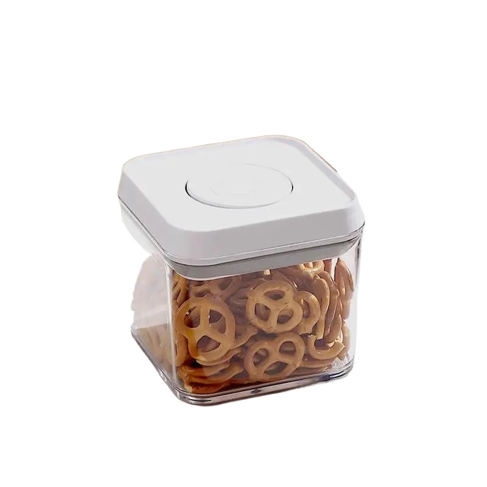 UBOHUZ Cereal Container Kitchen Press-down Airtight Jars Clear Stackable Jar For Rice for Kitchen & Pantry