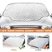 Car Windshield Cover, UBEGOOD Car Windshield Ice Snow Frost Sun Cover, Thicker 4 Layers Windshield Protection Cover with Magnetic Edges, Fits for Most Cars, SUVs and Trucks