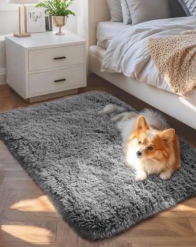 Ophanie Soft Grey Non-Slip Mini Rug