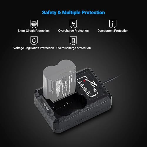 Miniatura 2 de Cargador de batería para cámara Fujifilm X-T5 XT-5 X-T4 XT-4 GFX50S II GFX100S, cargador de batería NP-W235, cable USB integrado + cable de