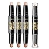 Contour-and-Highlighters-StickContour-StickConcealer-Contour-Highlighters-StickDouble-Head-Make-up-Concealer-Contouring-Cream-Set-Face-Highlighters-Sticks Contour and Highlighters Stick,Contour Stick,Concealer Contour, Highlighters Stick,Double-Head Make up Concealer Contouring Cream Set Face Highlighters Sticks