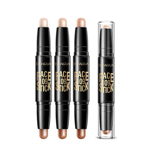 Contour-and-Highlighters-StickContour-StickConcealer-Contour-Highlighters-StickDouble-Head-Make-up-Concealer-Contouring-Cream-Set-Face-Highlighters-Sticks Contour and Highlighters Stick,Contour Stick,Concealer Contour, Highlighters Stick,Double-Head Make up Concealer Contouring Cream Set Face Highlighters Sticks