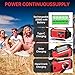 TFTDOUP Emergency Radio Hand Crank Solar, AM/FM/NOAA Weather Radio Built-in 20000mah Battery Powered,Type-C Charger,Flashlight, Reading Light,SOS, Compact & Portable for Camping/Emergencies