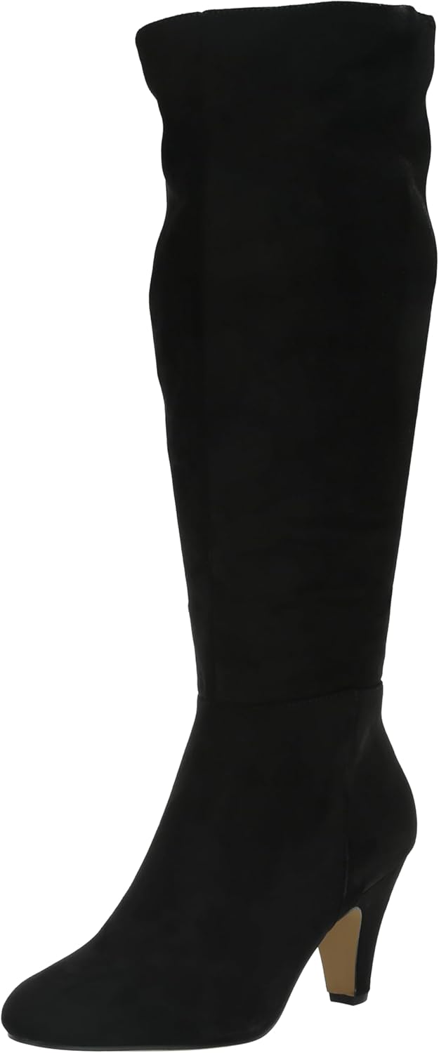 Bella Vita Women's Corinne Boots, Black Suede, 12 Narrow