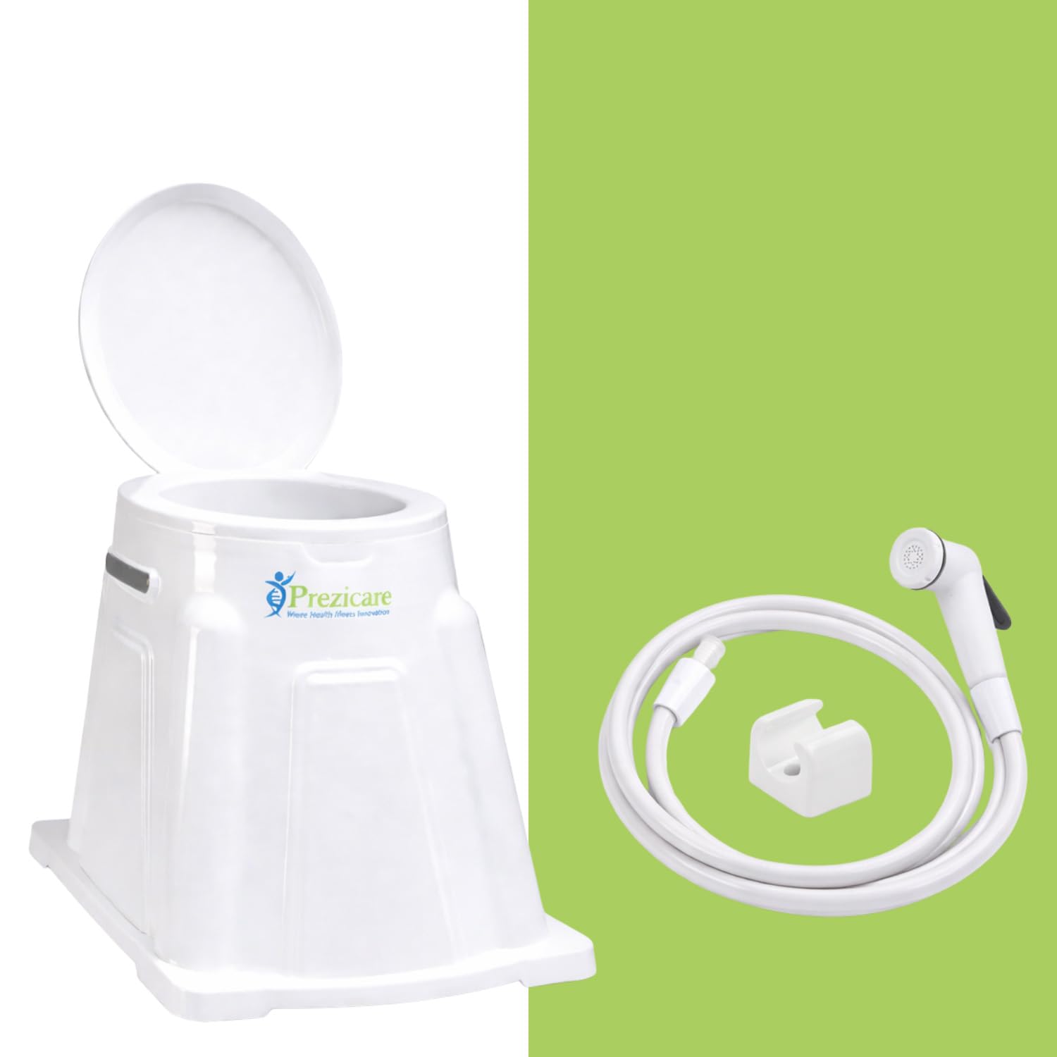 Indian To Western Toilet Converter With Faucet Pipe | Heavy-Duty Portable Western Toilet Seat For Elderly & Disabled | Durable Plastic Commode | Easy Installation (White)-image-40
