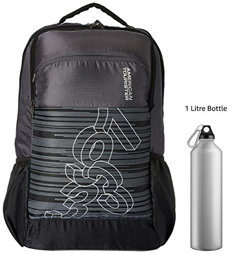 Image of American Tourister Jet 28 Ltrs Black Casual Backpack (FE0 (0) 09 001)