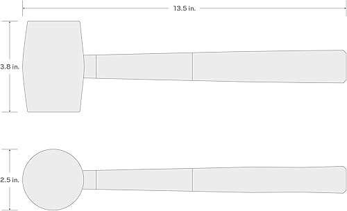 Miniatura 7 de Mazo Tekton de goma con mango de fibra de vidrio