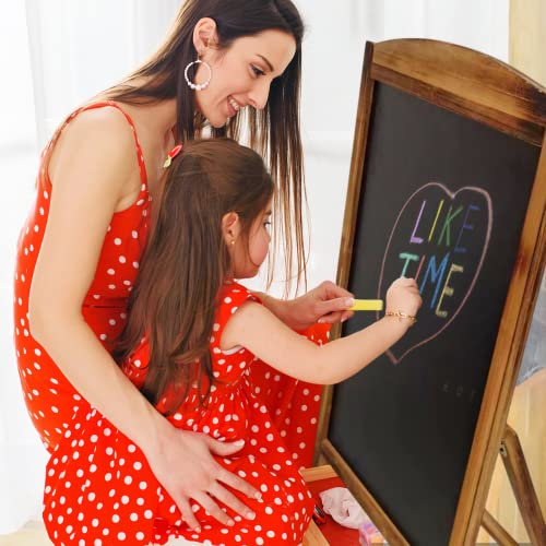 Chalkboard Signs, Sizing 40.5“Lx21”W, Arch Design And Larger Size And Stable Standing Chalk Board For Kids, Weddings, Restaurant (40.5“Lx21”Wx38.5"H, Brown3) #TOP4