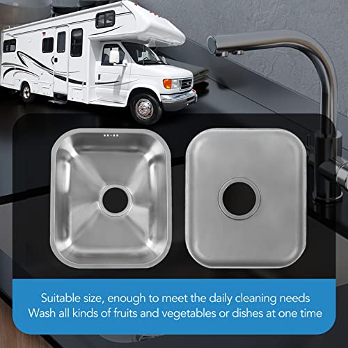 Lavabo de acero inoxidable de gran capacidad con diseño premium para yates modernos 7