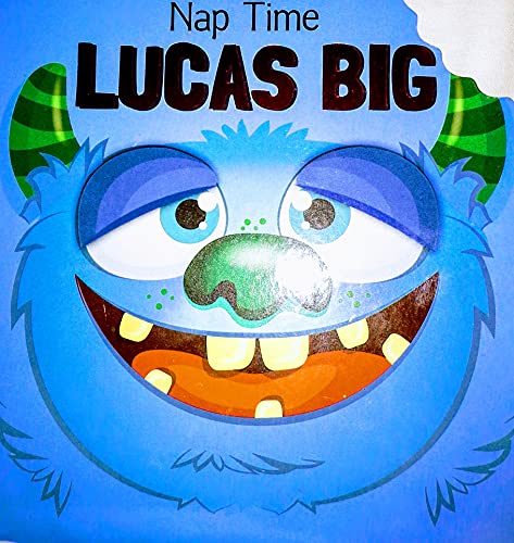 Nap Time with Monster Lucas Big Children's Shaped Board Book