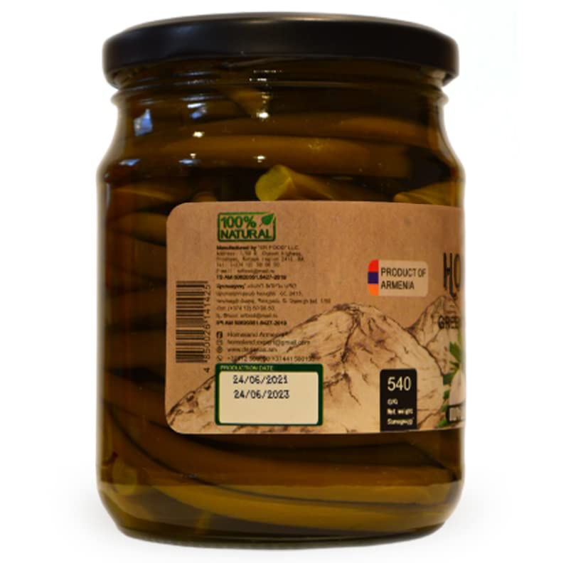 Groene Knoflook Ingelegde 540g "Homeland" - Afbeelding 5