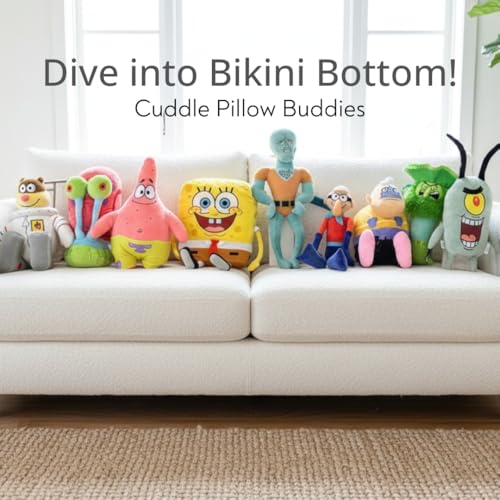 Image of Franco Spongebob Squarepants Patrick Star Bedding Super Soft Cozy Decorative Cuddle Pillow, (Officially Licensed Product) Collectibles, Standard (Pack of 6)