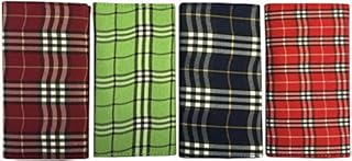 Scottish Plaid Rollup Double Pocket Tri Fold Pipe Pouch Asst Prints 1158