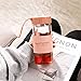 Aurfedes Glass Water Bottles 16 Oz Borosilicate water bottle-with sealing cap and Holsters and filters - BPA free,Men and Women Portable Glass Bottle (Pink)