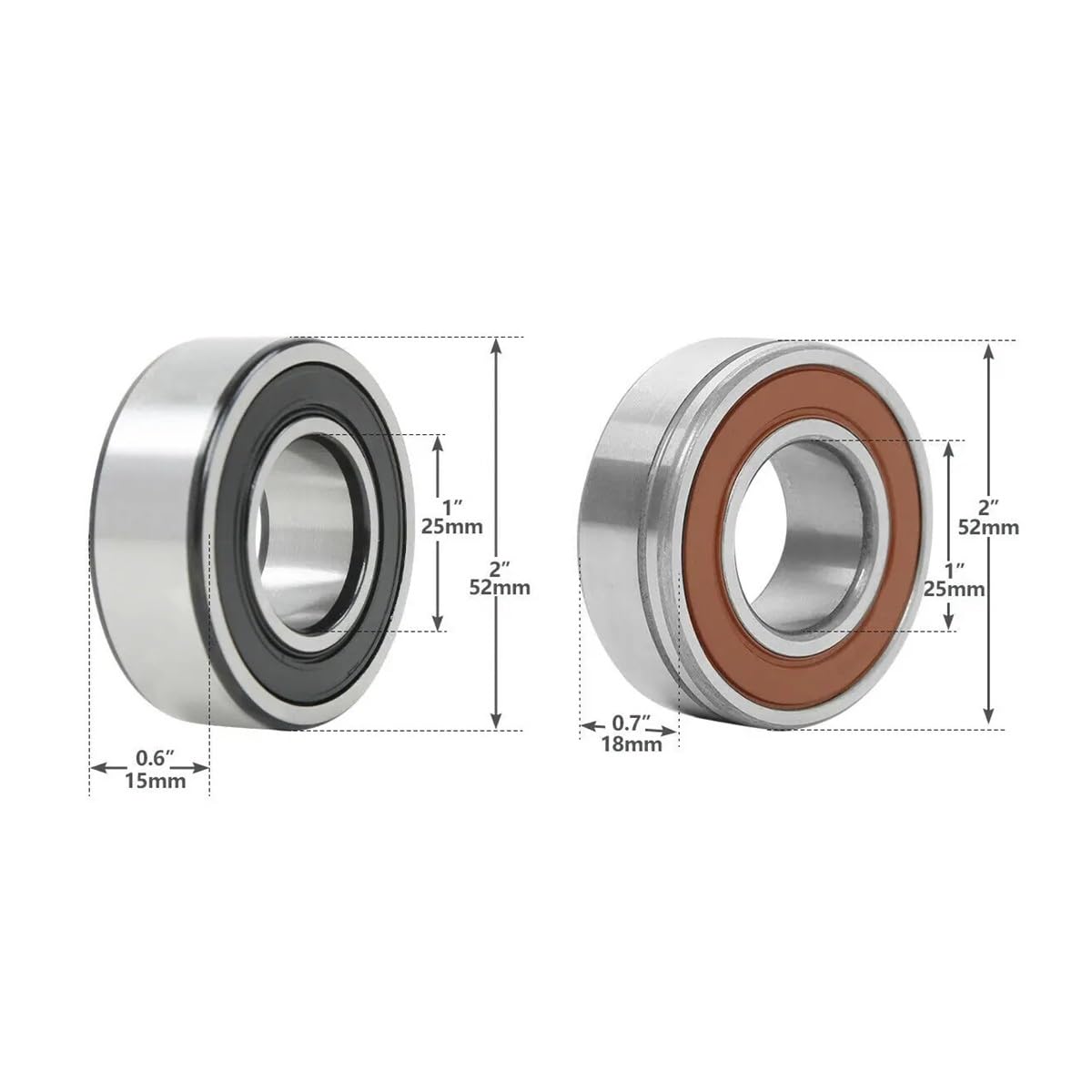Cuscinetto A Sfere Moto Cuscinetto A Sfere Sigillato Per Per Touring 26 "o 30" Ruota Anteriore Accessori Moto Accessori Cuscinetti Moto