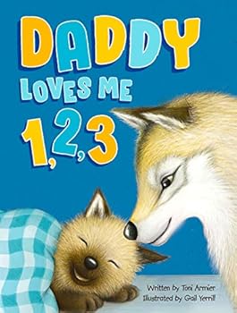 Board book Daddy Loves Me 1,2,3 - Children's Padded Board Book - Educational Book